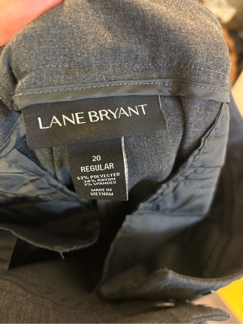 Lane Bryant Charcoal Gray Women's Slacks